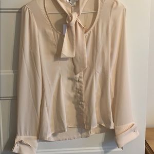 Unique Vintage Cream Blouse XS